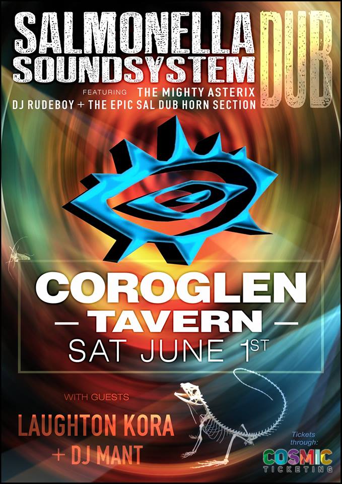 Concert Bus: Whitianga to Salmonella Dub 1 June 2019