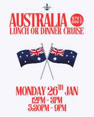 2026 Australia Day Lunch Cruise from Hamilton