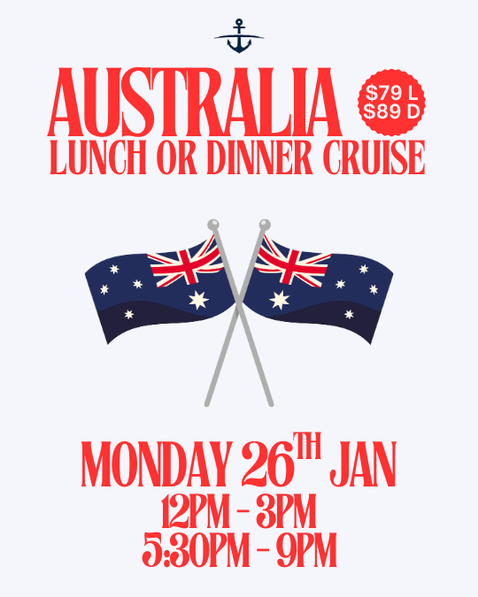 2026 Australia Day Dinner Cruise from Hamilton