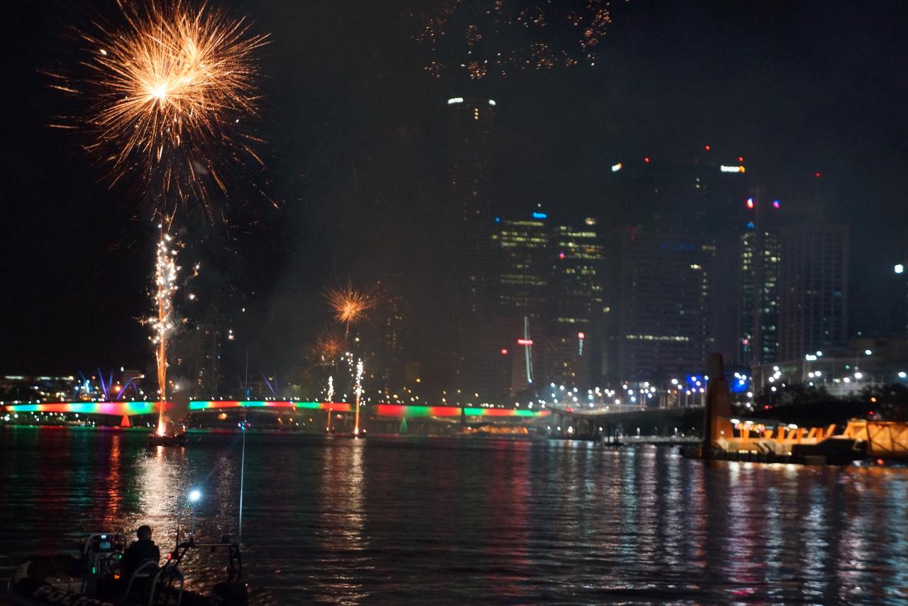 Christmas "Fireworks" Dinner River Cruise, from Hamilton