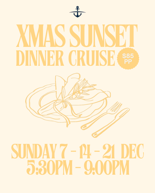 2025 Christmas Sunset Cruise - Departing Hamilton