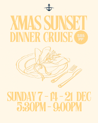 2025 Christmas Sunset Cruise - Departing Hamilton