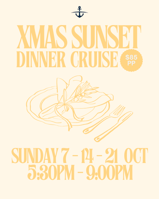 2025 Christmas Sunset Cruise - Departing Hamilton