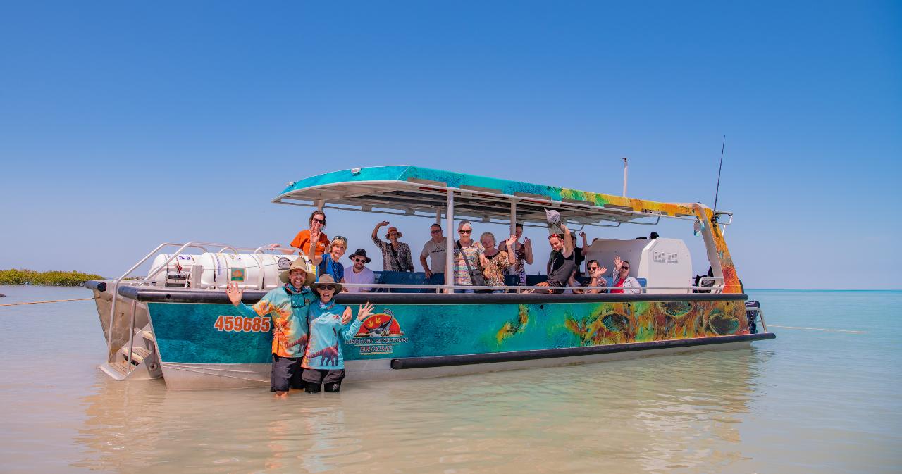 DINOSAUR ADVENTURE CRUISE - With Beachside Tapas and Cocktails - Broome ...