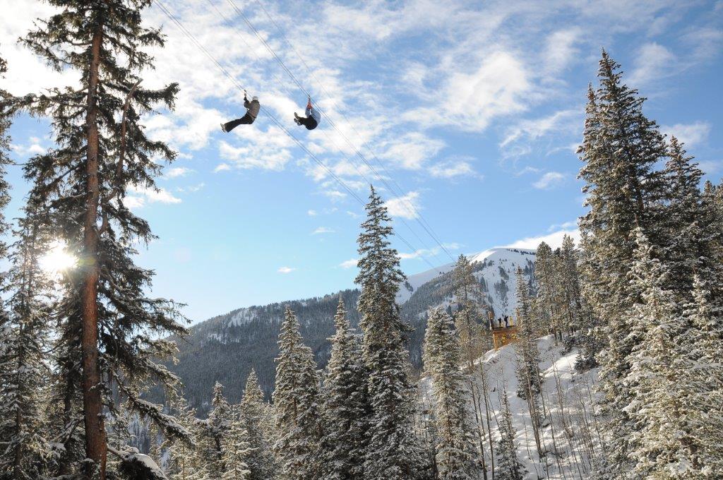 2-Hour Winter Mountain Zip Line Tour