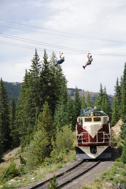 RAILS & ZIP LINE COMBO  (October 7, 8, 9, and October 14, 15, 16th) Check-in Train:  9:30 a.m., Check-in Zip:  2:30 p.m. 