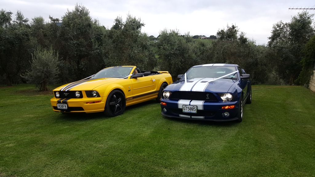 School Ball Vehicle & Driver Hire - Ford Mustang Yellow Convertible V8
