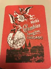 1893 World's Fair Coaster Postcard