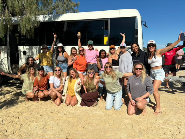 Noosa Salty Sisters Surf Day at Double Island Point, Noosa