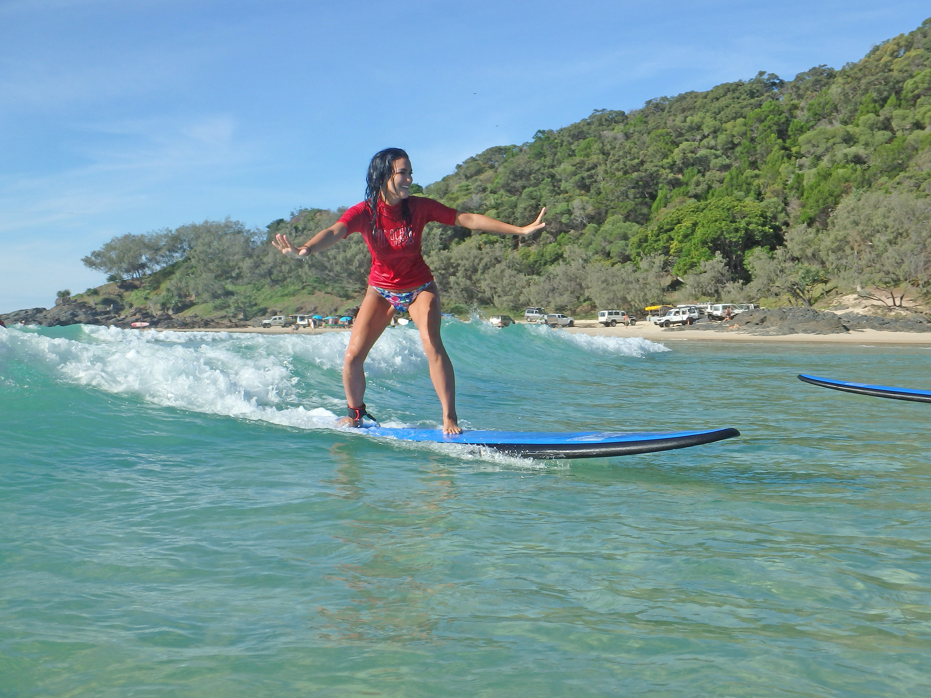 Learn to Surf Australia’s Longest Wave + Great Beach Drive Adventure - Noosa  day trip