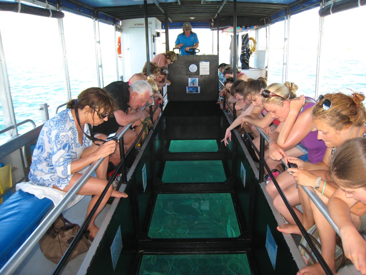 glass bottom boat eco tour