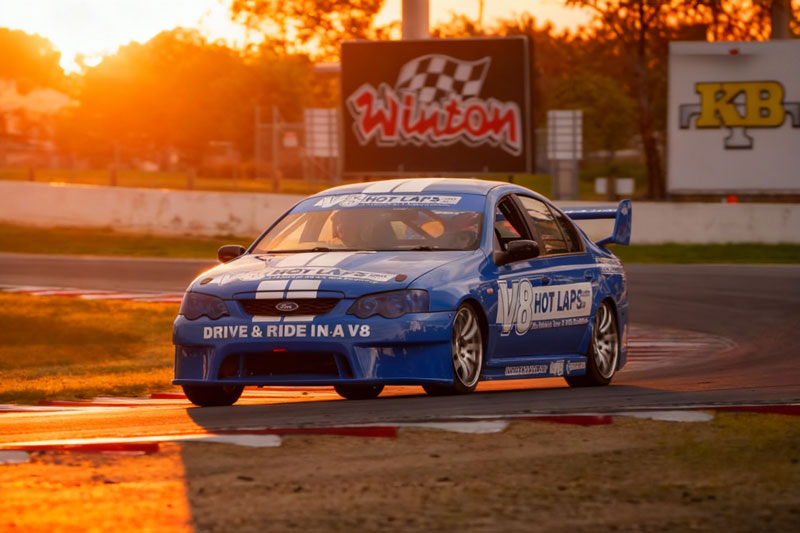 V8 Hot Laps TWILIGHT Ride Experience