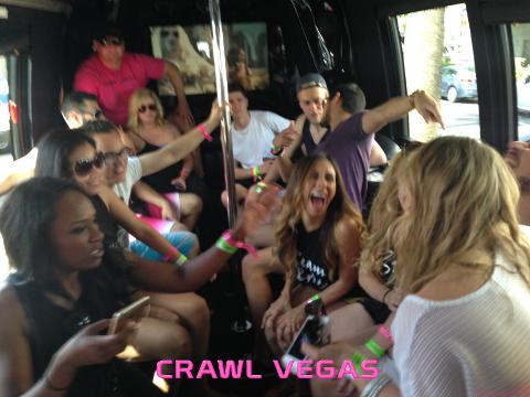 Pool party tours, Sin City Club Crawl, Party Bus Tours