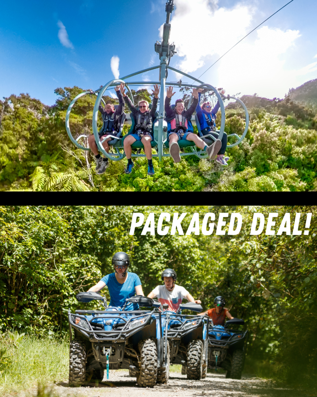 Farm Forest Quad bike and Skywire combo