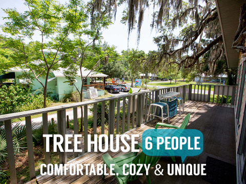 Riverfront Treetop Bungalow - on River Safaris Property