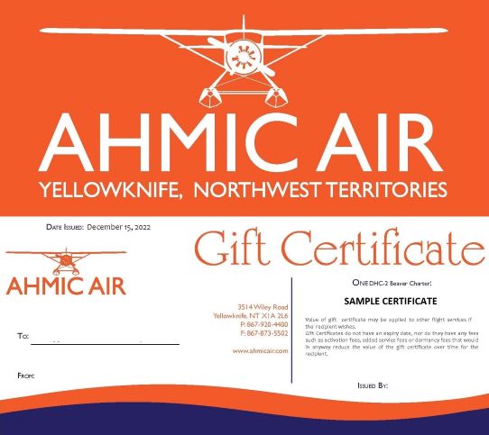 Ahmic Air - Gift Certificate - $300.00