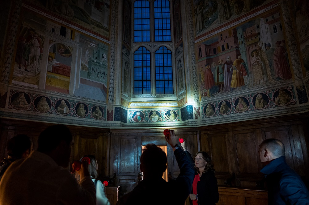 LUCE ad Arte! visita guidata al buio con Benozzo Gozzoli a Montefalco!