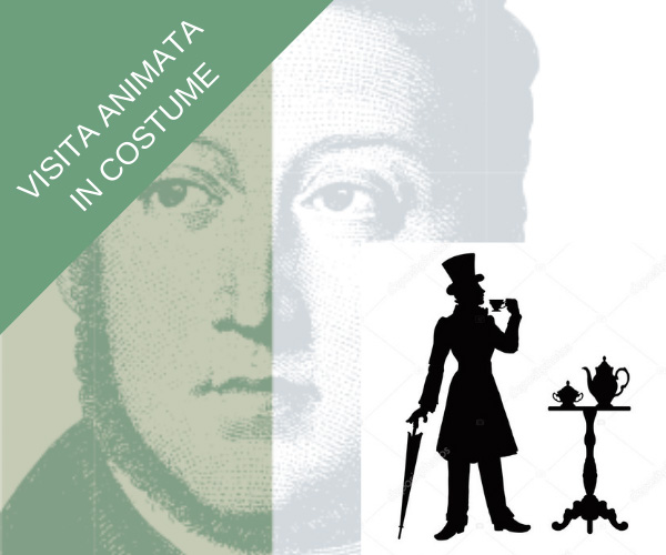GIOVANE ROSSINI VISITA ANIMATA IN COSTUME