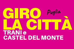 GIRO LA CITTÀ PUGLIA #TRANI dal mare e letture animate a #CASTEL DEL MONTE #SCUOLE (classi fino a 25 pax)