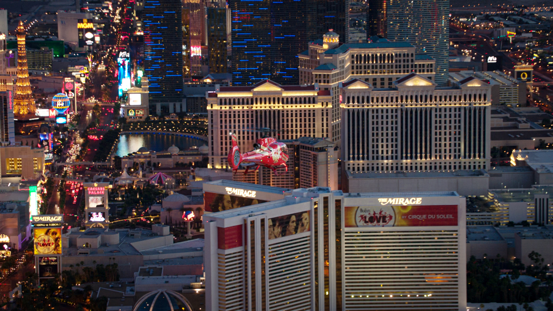 Las Vegas Strip Highlights Flight with Transfers