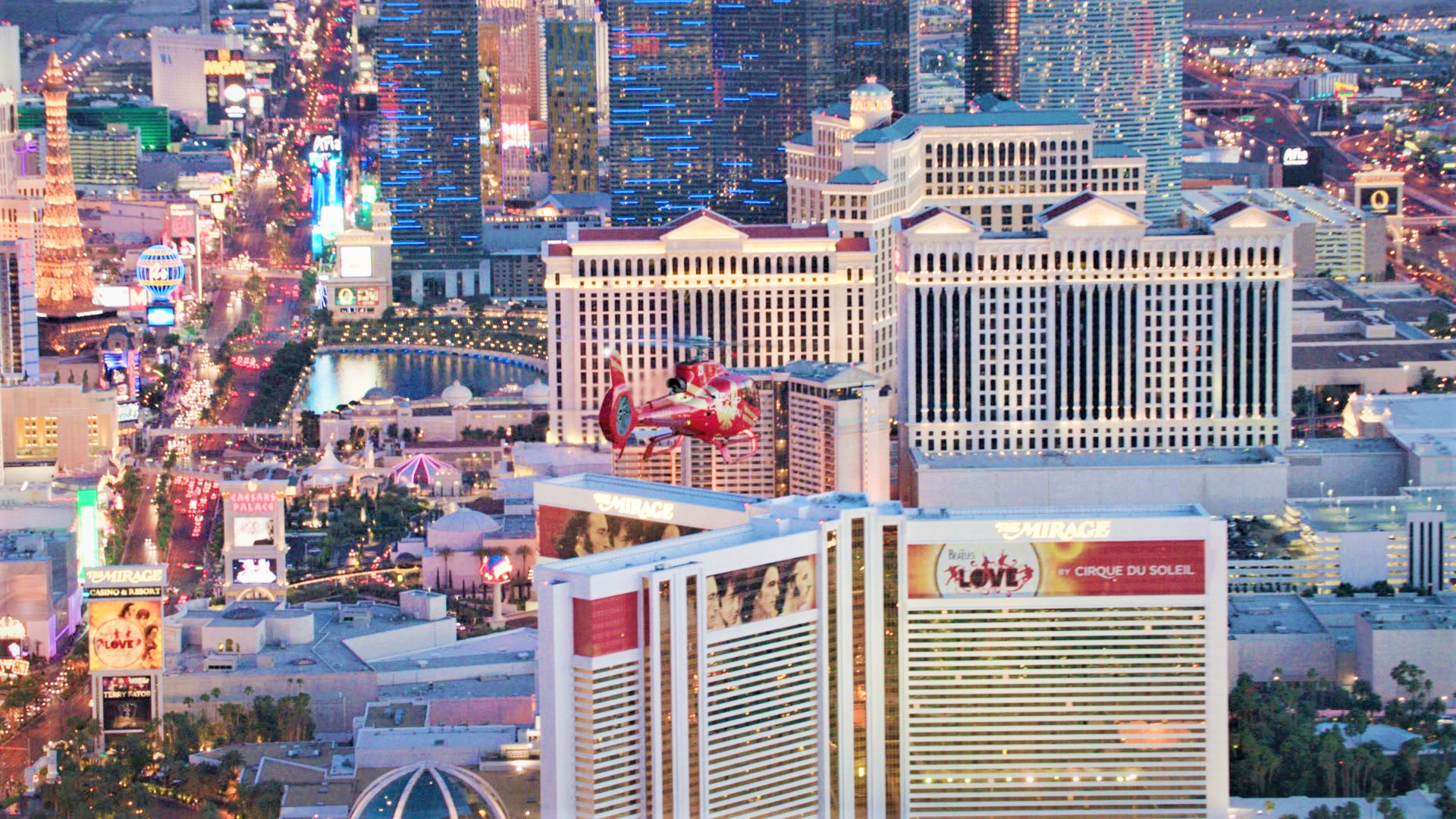 Ace of Adventure Air Tour with Flight Over Las Vegas Strip 