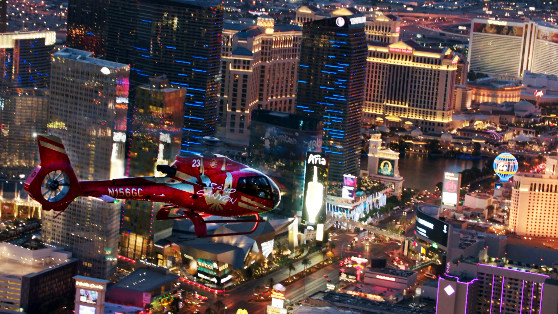 Las Vegas Strip Highlights Flight without Transfers