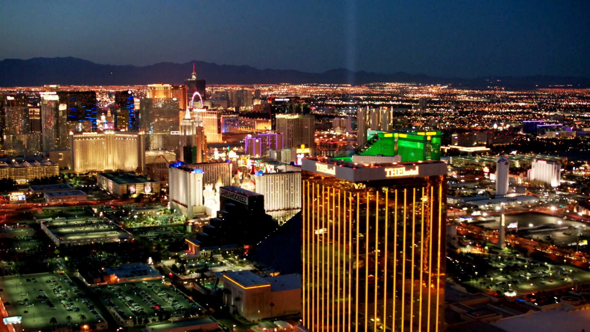 Las Vegas Strip Highlights Flight without Transfers