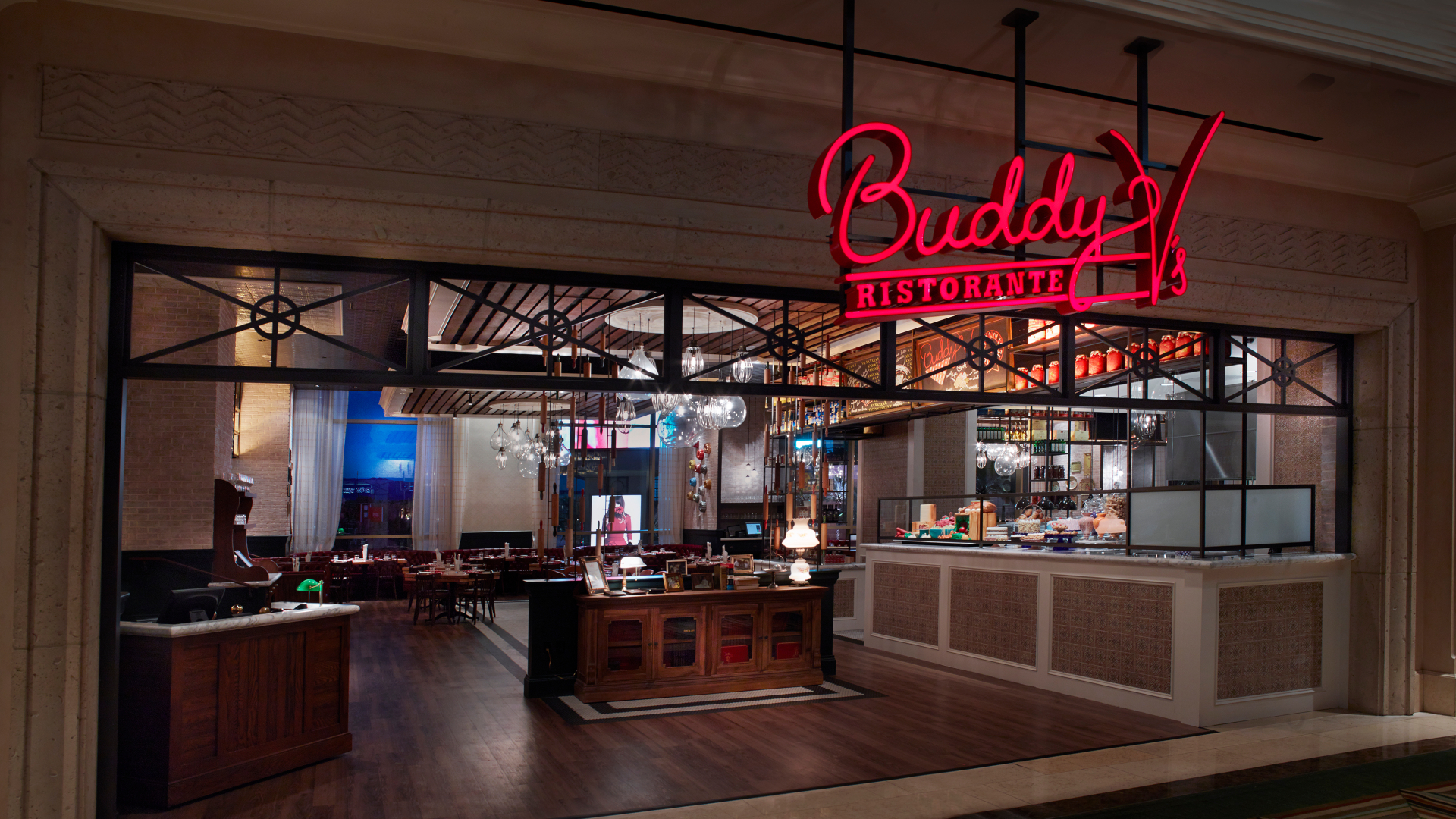 Las Vegas Night Flight with A Three-course Tasting Menu at Buddy V's Ristorante