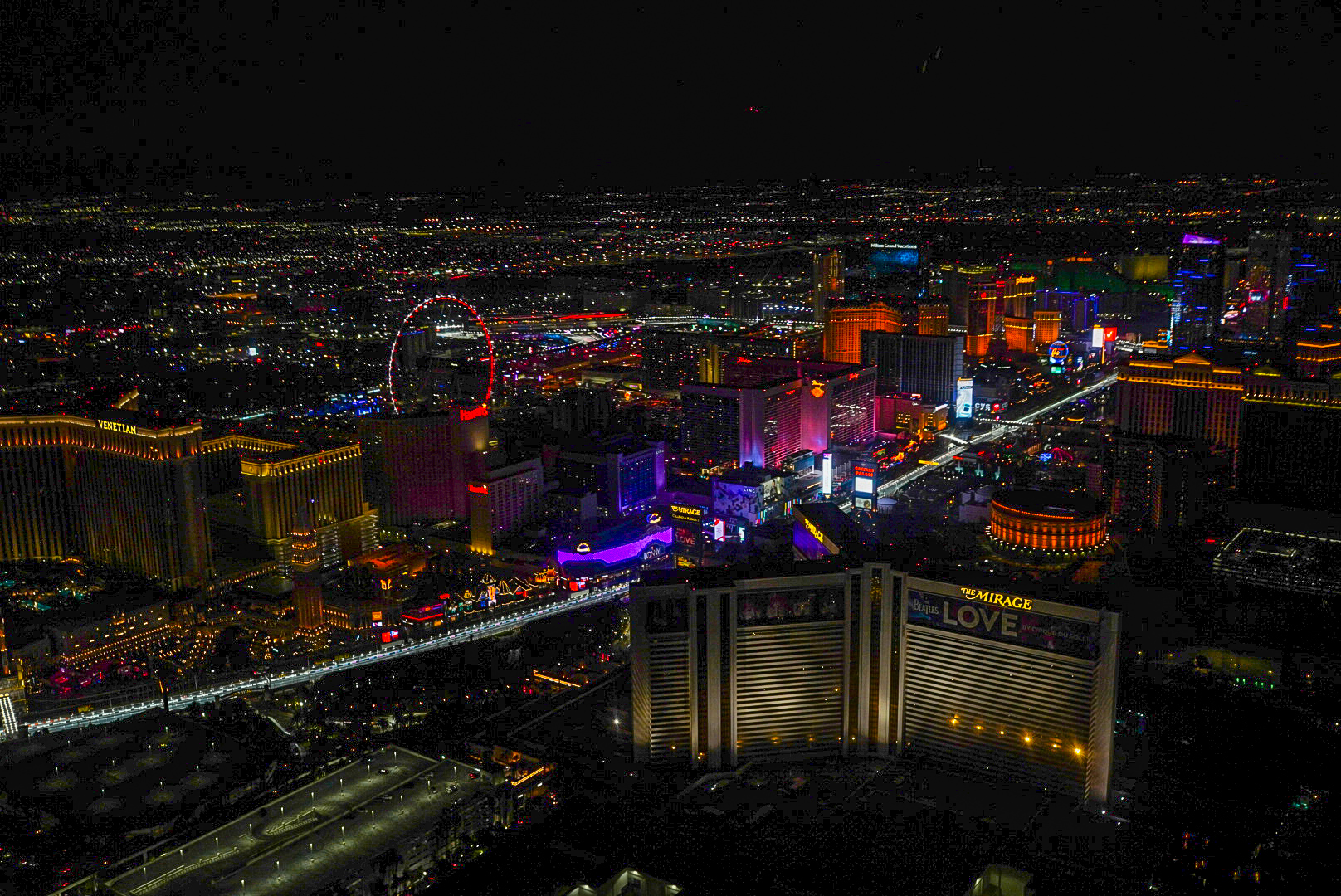 Formula 1 Extended Las Vegas Strip Night Flight without Transfers