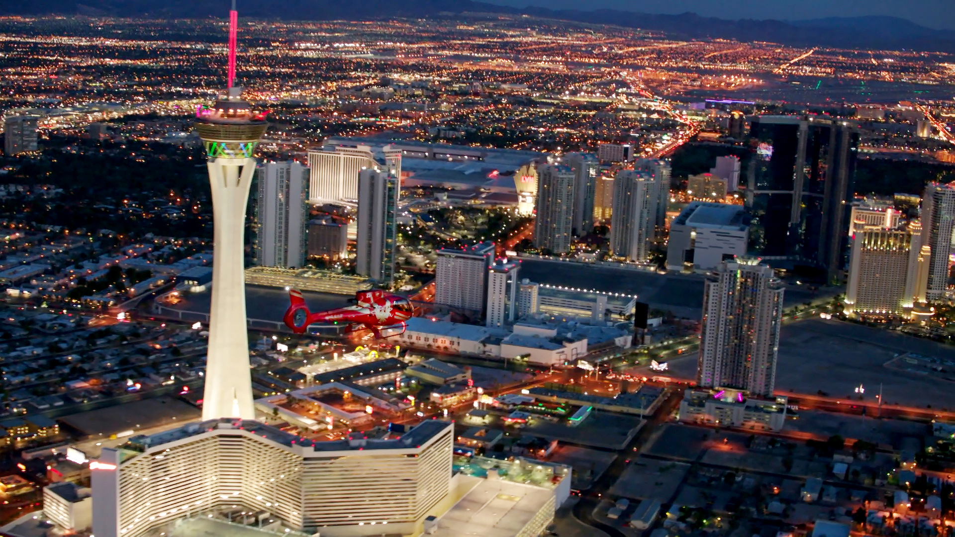 Las Vegas Strip Highlights Flight without Transfers