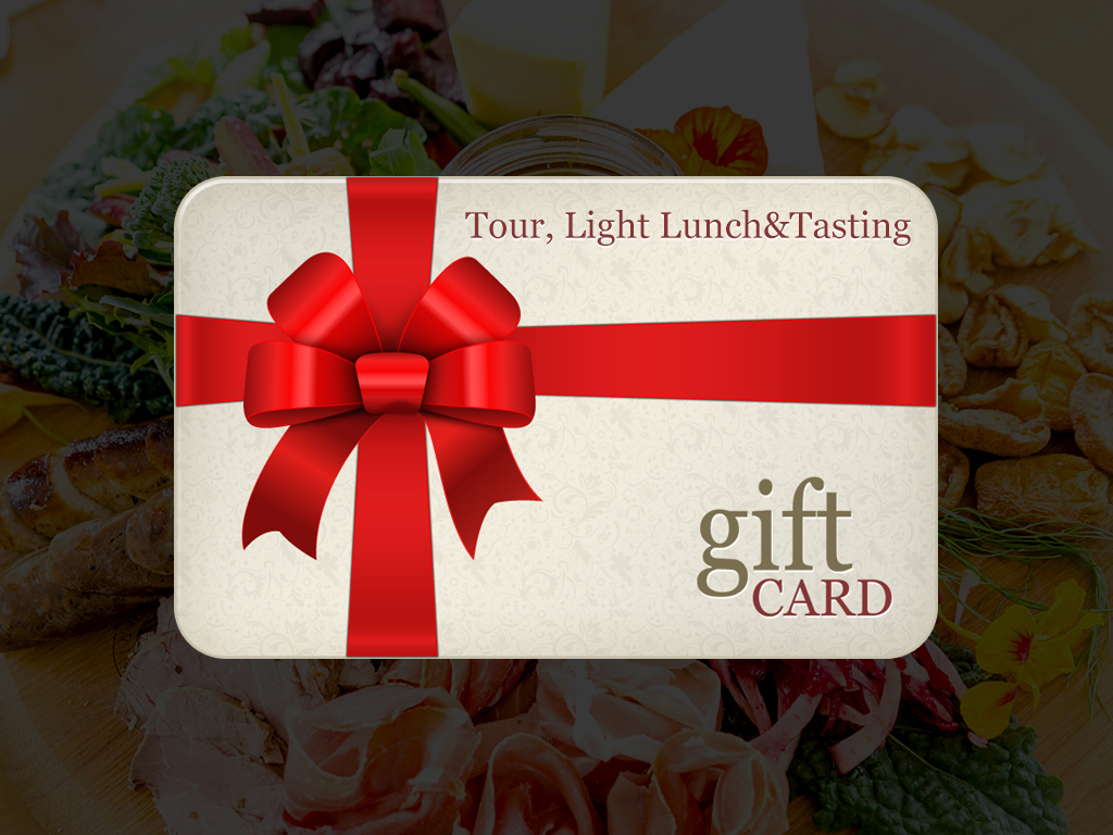 Tour, Light Lunch and Tasting - Gift Card