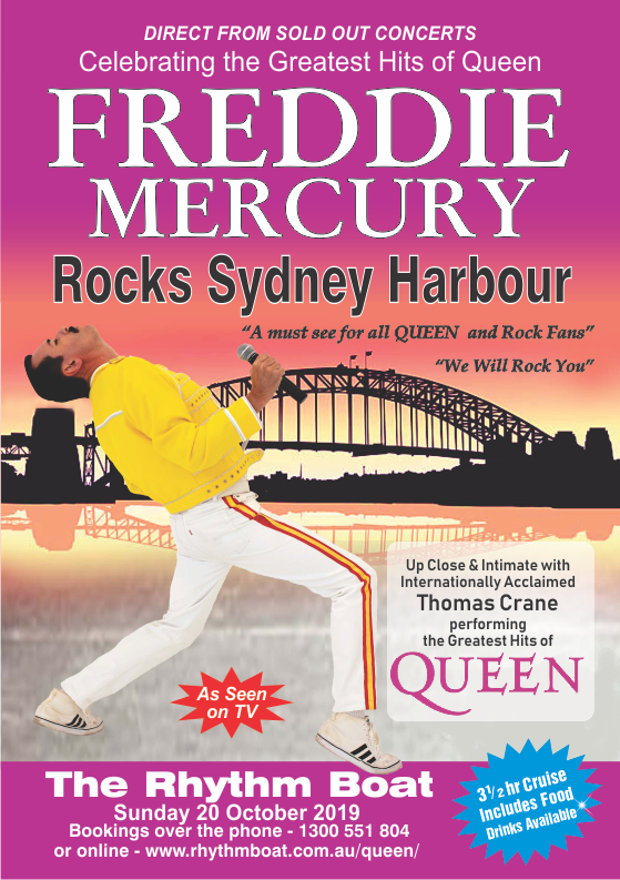 Freddie Mercury Rocks Sydney Harbour 