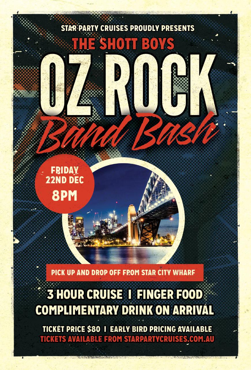 The Shott Boys Oz Rock Bash Cruise