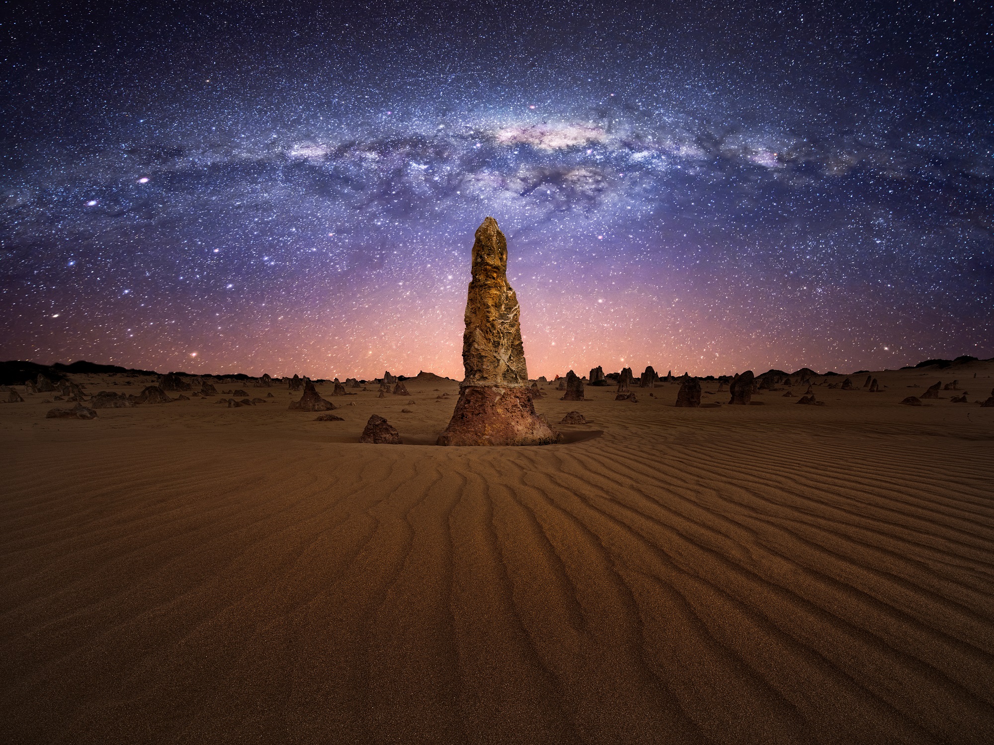1-Day Pinnacles Sunset and Night-time Stargazing Tour with Dinner
