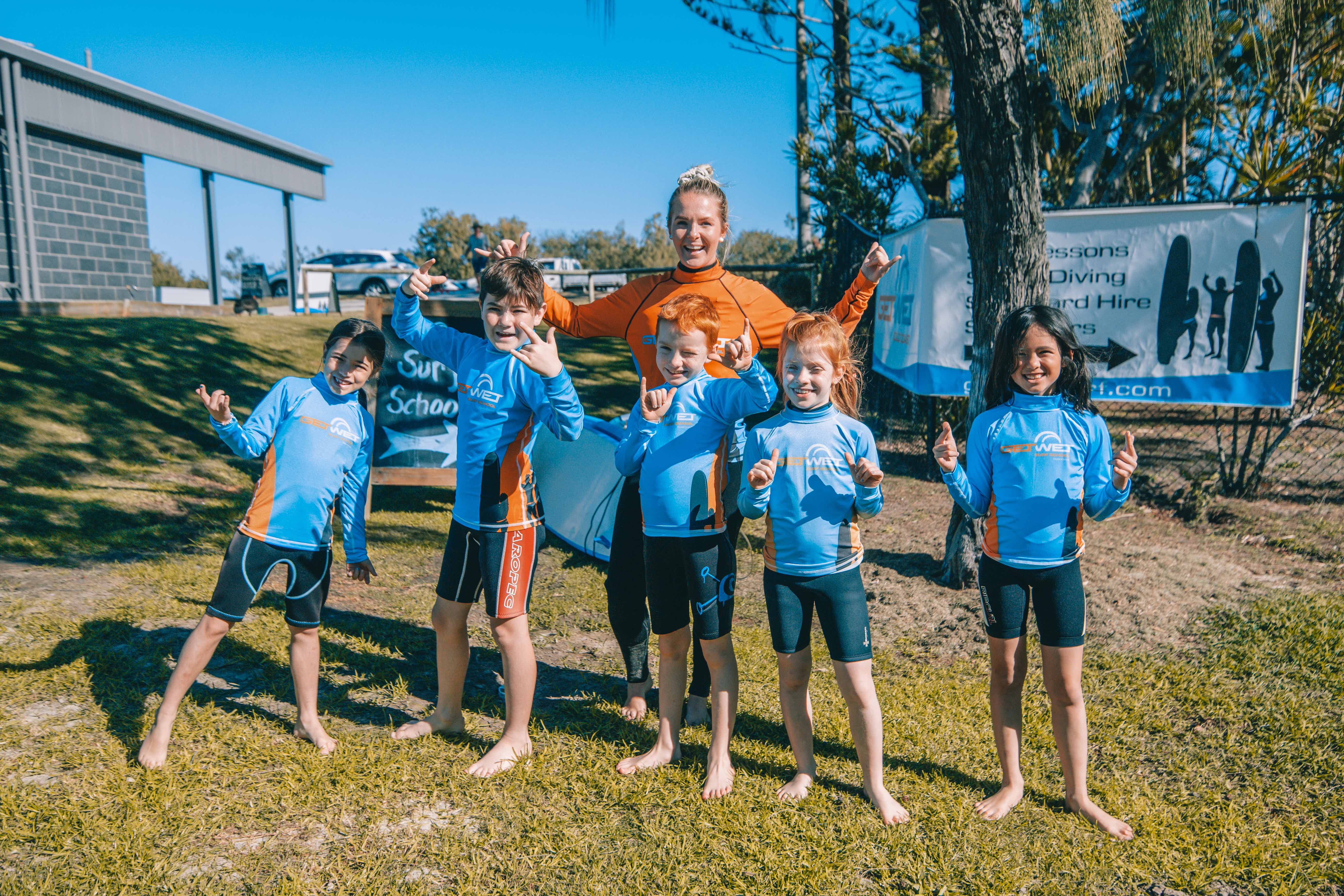 Kids Beginner Surf Lessons (Ages 6-9)