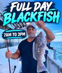 PORT JEFFERSON EVERYDAY FULL DAY BLACKFISHING 7AM TO 3PM