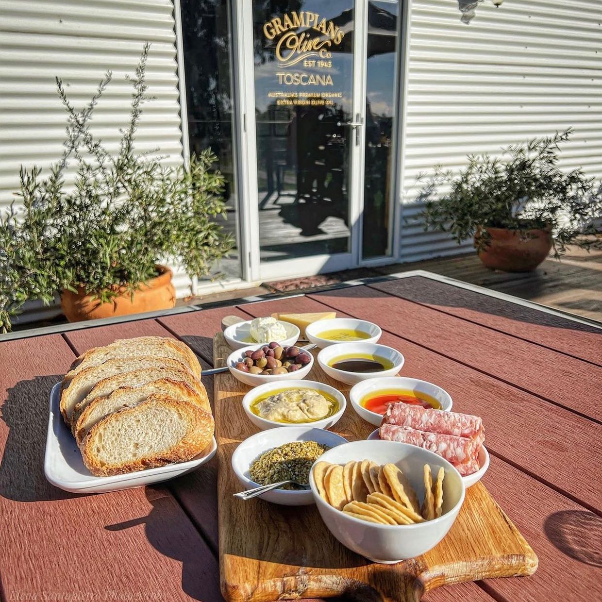 Heli Lunch: Grampians Olive Co