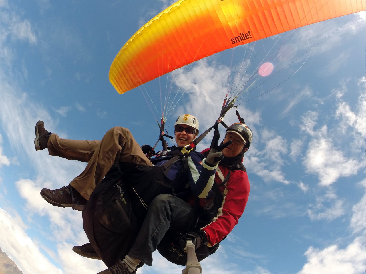Winter Paragliding Main Take off