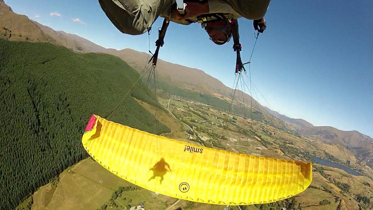 Summer Paraglide Higher Take off  - Aerobatic Flight