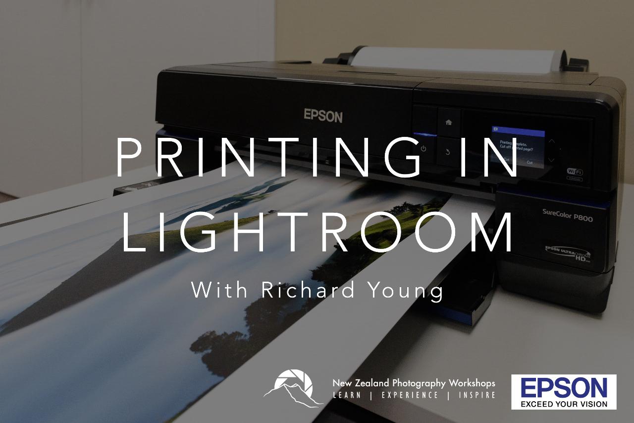 X - Printing in Lightroom - Epson Live Event