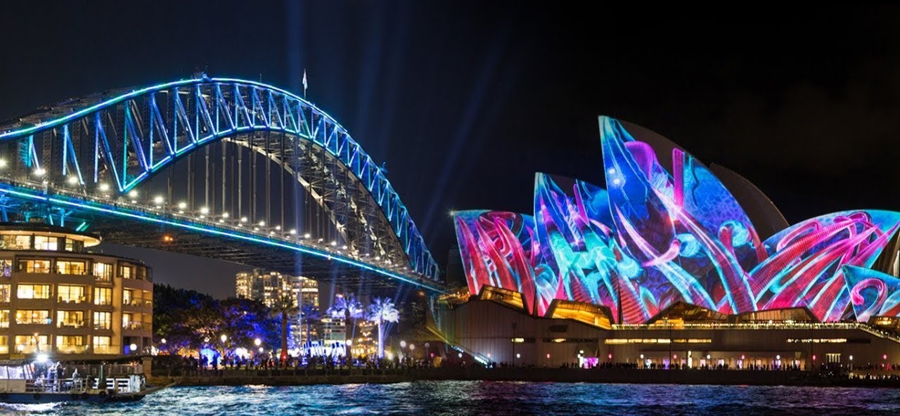 VIVID 45 Minute Harbour Cruise - Darling Harbour