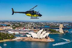 Sydney Harbour and Coastal 20 Min shared Scenic Helicopter Flight including City hotel transfers
