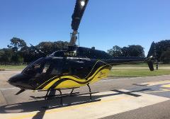 Sydney Harbour and Coastal 20 min private scenic helicopter flight for 4