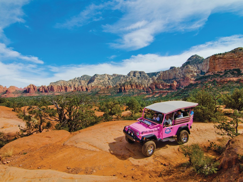 GRAND CANYON SOUTH RIM AERIAL TOUR WITH PINK JEEP GROUND TOUR FROM PHOENIX - PRIVATE TOUR