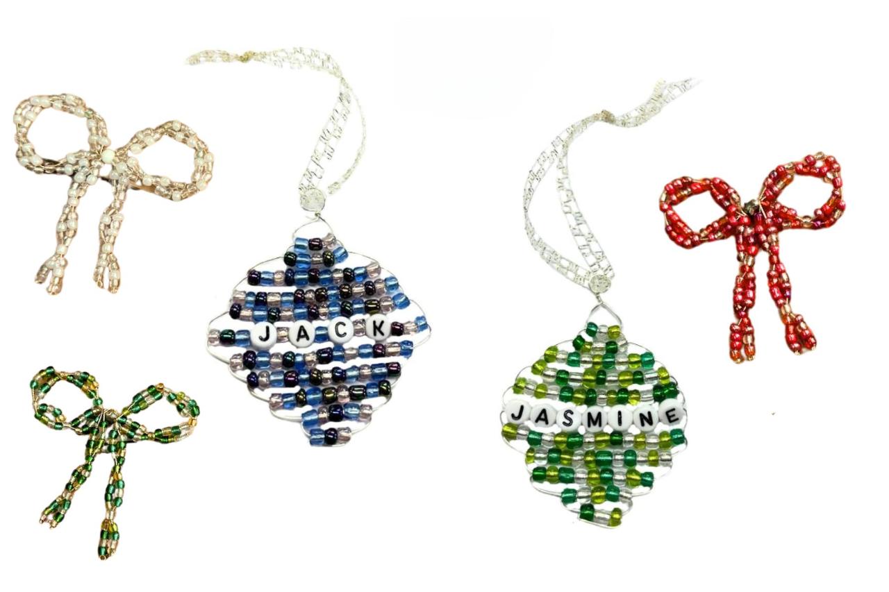 Make your own beaded Christmas decoration with Village Beads!