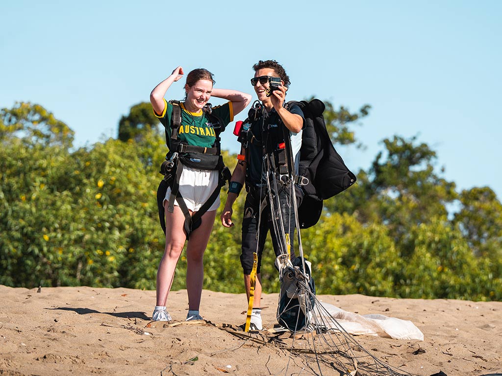 Gift Voucher - Tandem Skydive with Beach Landing and Ultimate Video Package