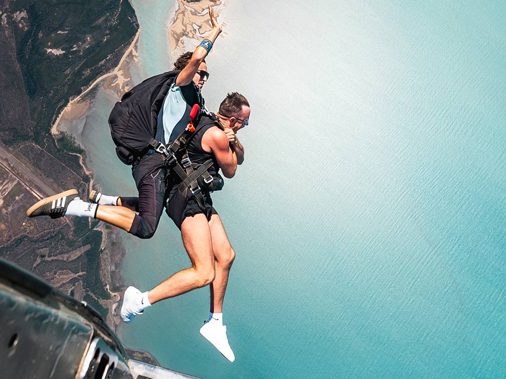 Tandem Skydive with Beach Landing  - Free Transfers