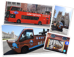 Lisbon Sightseeing 2-3 days: Caravel on Wheels + Hop-on Hop-off 48h