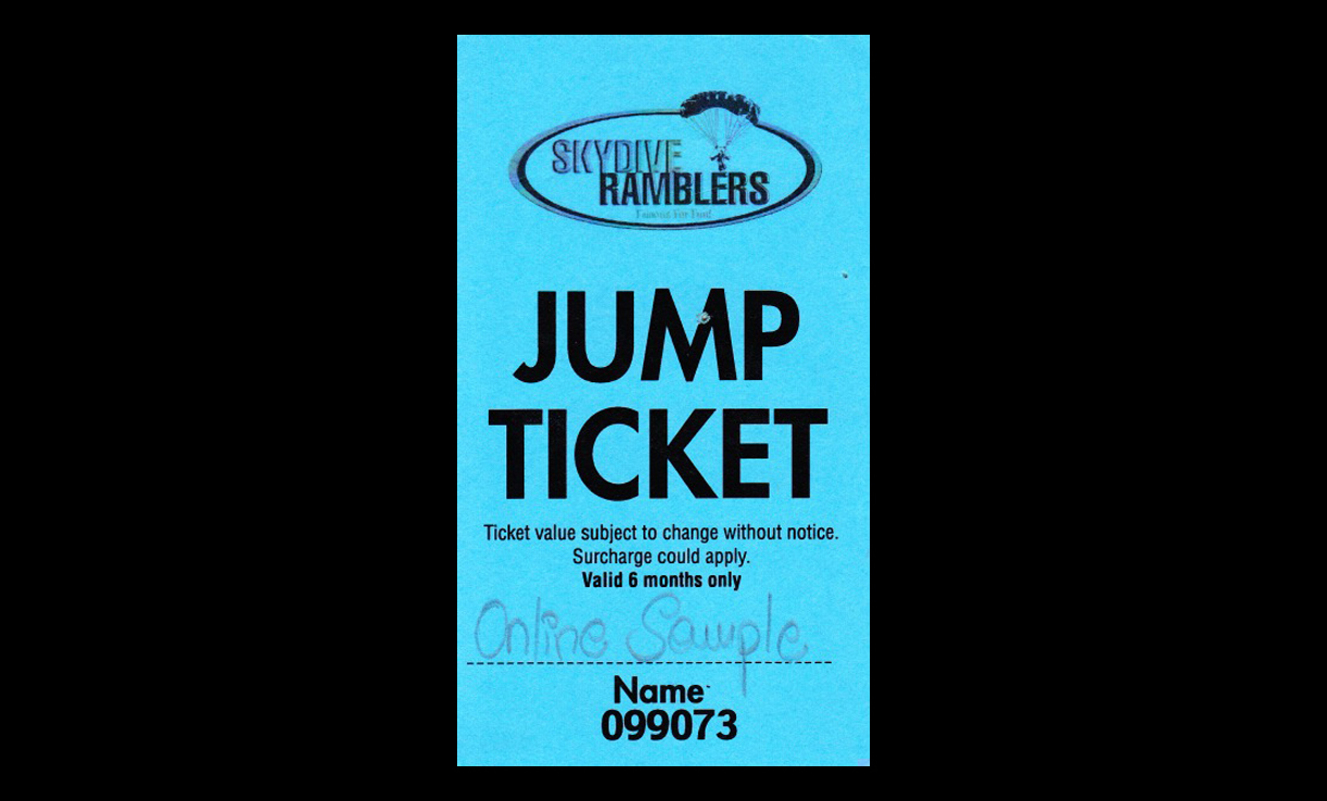 Night Jump Ticket (12'000 feet)