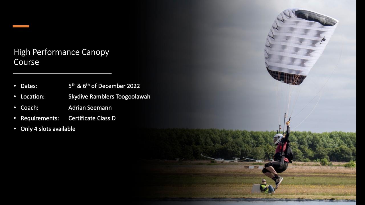 High Performance Canopy Course